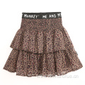 Girls high quality printed short skirt